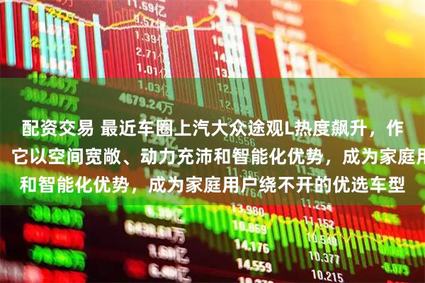 配资交易 最近车圈上汽大众途观L热度飙升,作为德系中型SUV标杆,它以空间宽敞、动力充沛和智能化优势,成为家庭用户绕不开的优选车型